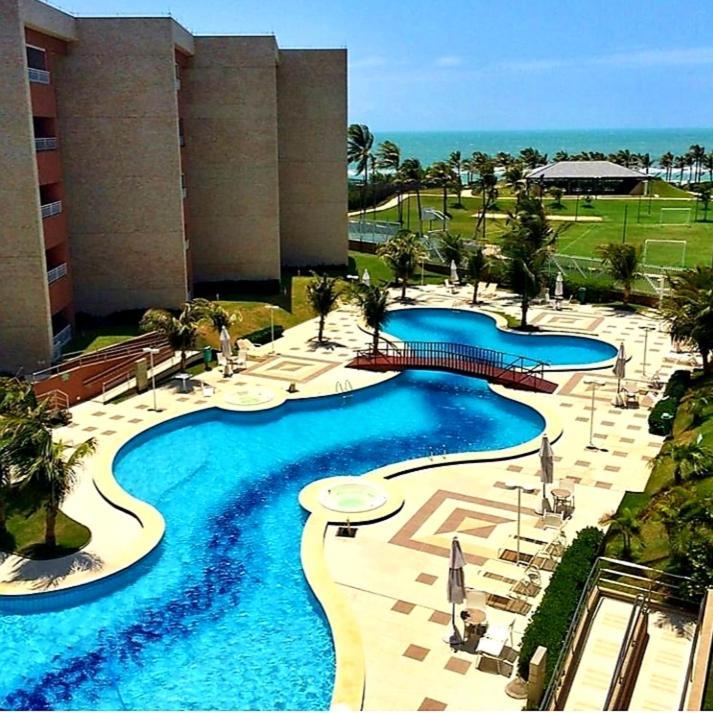 Apartamento Em Condominio Resort Vizinho Ao Beach Park Форталеза Экстерьер фото