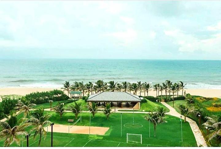 Apartamento Em Condominio Resort Vizinho Ao Beach Park Форталеза Экстерьер фото